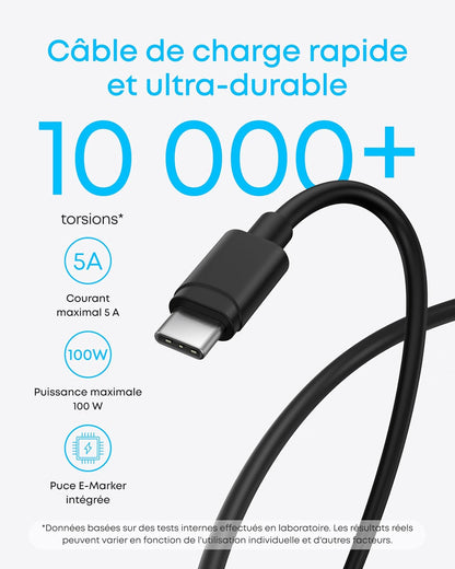 Chargeur rapide Anker 45 W avec câble USB-C
