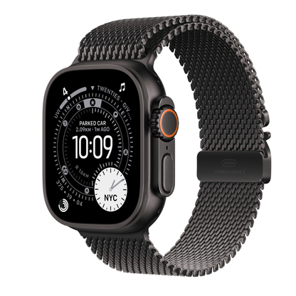 Apple Watch Ultra 3 avec bracelet milanais