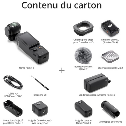 DJI Osmo Pocket 3 Créateur Bundle
